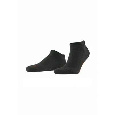 Abbildung von FALKE Unisex Keep Warm U SN Wolle kurz einfarbig 1 Paar Sneakersocken, Grau (Anthracite Melange 3080), 39 41