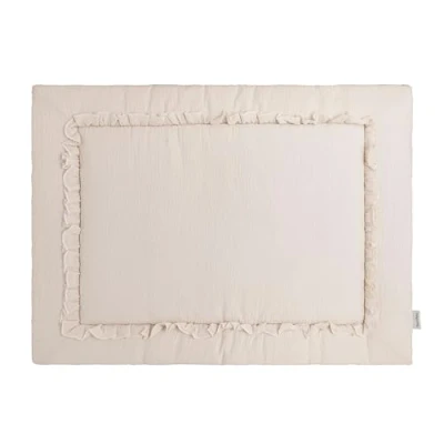 Abbildung von Baby&#039;s Only Laufgittereinlage Calm Krabbeldecke für Baby Aus 100% Baumwolle 75x95 cm Warm Linen