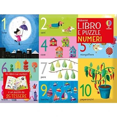 Abbildung von Numeri. Ediz. a colori. Con puzzle (Libro e puzzle)