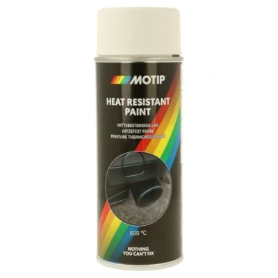 Abbildung von MOTIP 04036 Motor / Schalldämpferlack Kompakt 44504 grün hochglänzend 400ml weiß 400