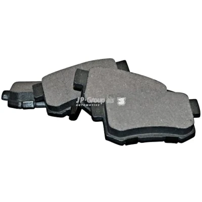 Abbildung von JP GROUP 3463700410 Bremsbelagsatz Hinterachse mit akustischer Verschleißwarnung HONDA: PRELUDE 4, CIVIC 7 Hatchback, Jazz 3 Schrägheck
