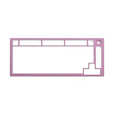 Abbildung von Glorious Oberer Rahmen für GMMK PRO 75% Tastatur mit Knauf Gaming Aluminium Montagerahmen benutzerdefinierte mechanische PC und Programmierung (Prism Pink)