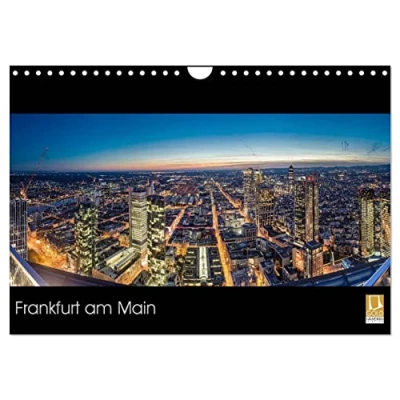 Abbildung von Frankfurt am Main (Wandkalender 2025 DIN A4 quer), CALVENDO Monatskalender