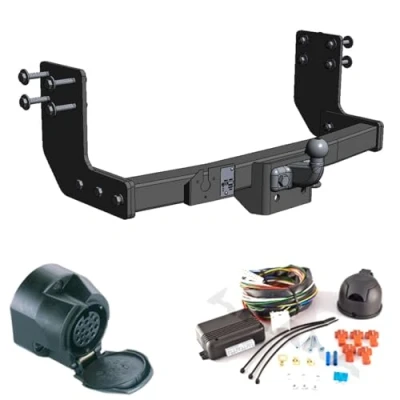 Abbildung von AHK Anhängerkupplung mit Elektrosatz 13 polig für MB Sprinter W906 / VW Crafter 30/35/50 2006 Anhängevorrichtung Hängevorrichtung starr, angeschraubtem Kugelkopf
