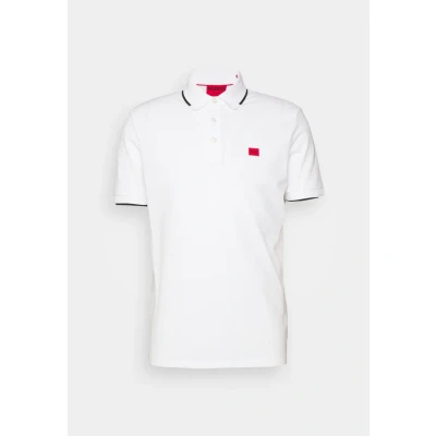 Abbildung von HUGO Deresino Poloshirt, Herren, Größe: Medium, Open white