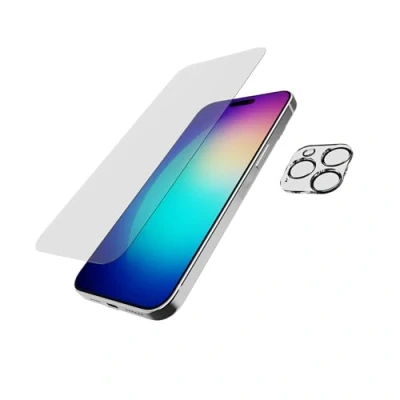 Abbildung von Tech21 Impact Glass Kameralinsenschutz Set für iPhone 15 Pro Max