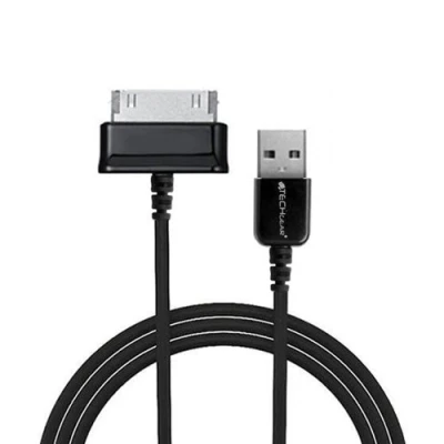 Abbildung von TECHGEAR 2 m USB Datenkabe l/Ladekabel für Samsung Galaxy Tab P1000 P6200 P6210 P7300 P7310 P6800 P6810, 10.1 P7500 P7510, 7.0 P3100 P3110, P5100 P5110, Note N8000 N8010