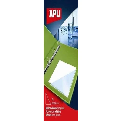 Abbildung von APLI 2590 Dreieckige Klebetaschen, 170 x mm, 6 Stück