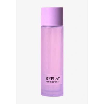 Abbildung von Replay Earth Made Provence Violet Eau de Toilette für Damen, 200 ml, blumig, fruchtig und grün mit Lavendel, Hibiskus, Patchouli Tonkabohne