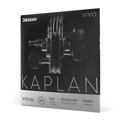 Abbildung von D&#039;Addario Kaplan Vivo Violinsaiten Vollständiger Satz KV310 4/4H 4/4 Skala, Hohe Spannung