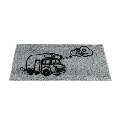 Abbildung von Teppich Derby Flock Reisemobil 25 x 5cm grau, schwarz