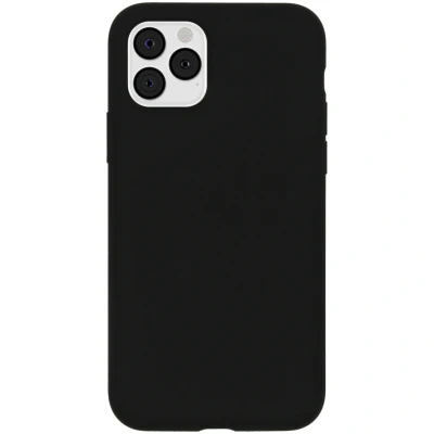 Abbildung von Apple iPhone 11 Pro Hülle Silikon Accezz Soft Case/Backcover Handyhülle Schwarz