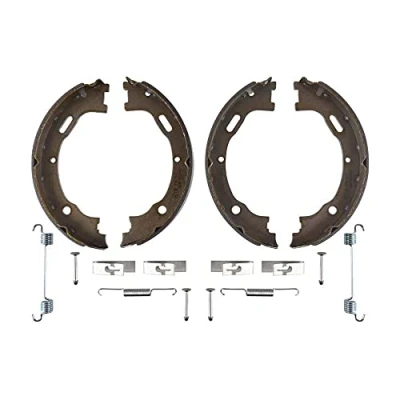 Abbildung von BLUE PRINT ADBP410041 Handbremsbeläge Hinterachse mit Anbaumaterial MERCEDES BENZ: ML Klasse