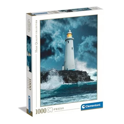Abbildung von Clementoni CLE puzzle 1000 HQ Lightouse in the storm 39828
