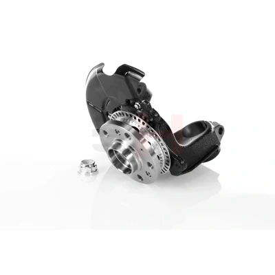 Abbildung von GH 284709V Achsschenkel Vorderachse, links, Vorderachse links VOLKSWAGEN: Golf 4 Schrägheck, Variant, New Beetle Schrägheck