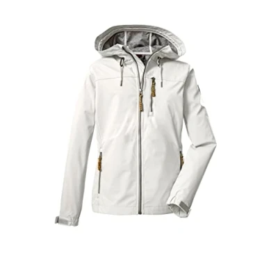 Abbildung von G.I.G.A. DX Damen Softshelljacke/Outdoorjacke mit Kapuze GS 97 WMN SFTSHLL JCKT, 50, gebrochenes weiss, 38392 000