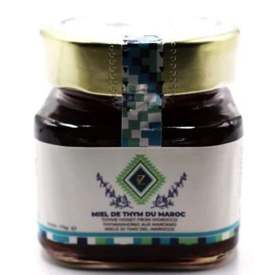 Abbildung von Zayti Honig aus marokkanischem Thymian, 175 g ein seltener und einzigartiger 100 % natürlich, geerntet in der Region Souss Massa Draa
