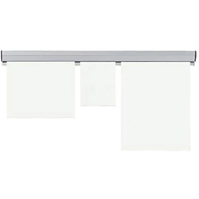 Abbildung von FRANKEN Papierklemmschiene, 100 x 4 cm, grau, Kunststoff, PKS100