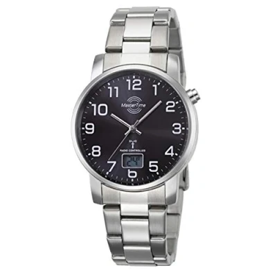 Abbildung von MASTER TIME Funkuhr Basic, MTGA 10694 21M, Armbanduhr, Quarzuhr, Herrenuhr, Datum, Leuchtzeiger
