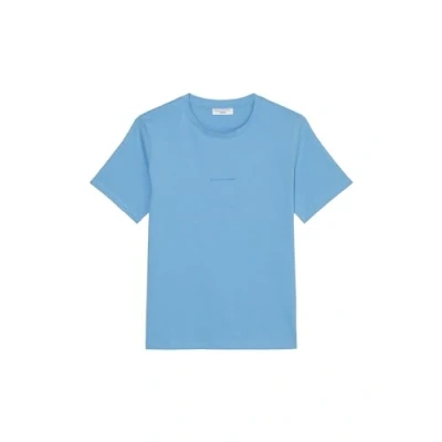 Abbildung von Marc O&#039;Polo Denim Roundneck Tshirt basic, Damen, Größe: Small, Light blue