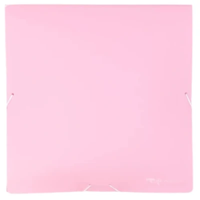 Abbildung von Craftelier Ordner mit Gummizugverschluss für Papiere, Karton, Scrapbooking Materialien und andere Bastelarbeiten Rosa Größe 30 x cm (12 12 Zoll)