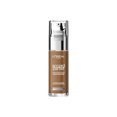 Abbildung von L&#039;Oréal Paris Foundation Perfect Match, deckendes Make Up perfekte Verschmelzung mit dem Hautton &amp; 24h Feuchtigkeit 8.5.D/8.5.W Toffee