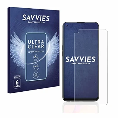 Abbildung von Savvies 6 Stück Schutzfolie für Oppo A94 5G Displayschutz Folie Ultra Transparent