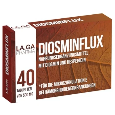 Abbildung von Diosmin und Hesperidin 500 mg, Venen Tabletten mit Diosmin, Hesperidin, Red Vine Flavonoiden. 40 Hochdosiert für Krampfadern, geschwollene Beine, Geplatzte Kapillaren Ödeme Beine.