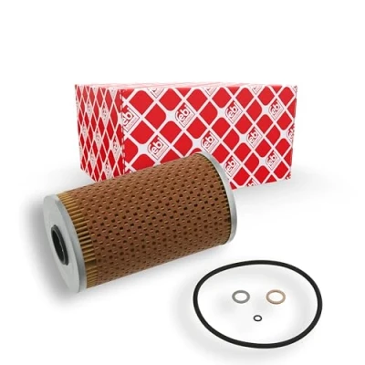 Abbildung von FEBI BILSTEIN 26691 Ölfilter mit Dichtring Filtereinsatz BMW: 5 Limousine, 3 Touring, OPEL: Omega B Caravan, Limousine