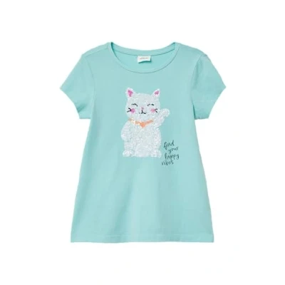 Abbildung von s.Oliver Tshirt print für Kinder, Größe: 92/98, Helles türkis
