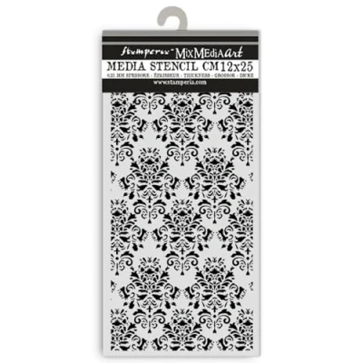 Abbildung von Stamperia Golden Harmony Stencil, W 12 x L 25 cm, Stencil for Creative Design, Craft Accessories Mixed Media, Scrapbooking, DIY Projects Wallpaper