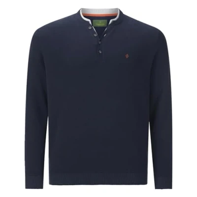 Abbildung von Charles Colby EARL Neamus Strickpullover, Herren, Größe: 3XL, Dunkelblau