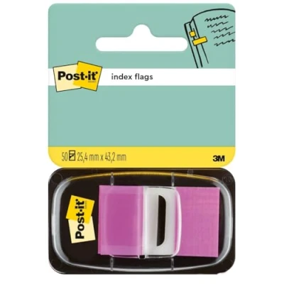 Abbildung von Post it I680 8 Index 1 Spender mit 50 Haftstreifen (25,4 x 43,2 mm) lila