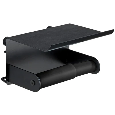 Abbildung von WENKO Toilettenpapierhalter &quot;Classic Plus Black&quot;