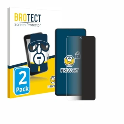 Abbildung von BROTECT (2 Stück Anti Spy Blickschutzfolie für Xiaomi Poco X7 Pro Privacy Screen Protector [Displayschutz Folie, Sichtschutz, Blaulichtfilter]