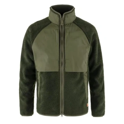 Abbildung von Fjällräven Vardag PILE Fleecejacke Deep forestlaurel green, Herren, Größe: Medium, forest laurel green