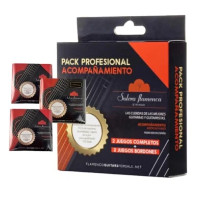 Abbildung von Gitarrensaiten, Profi Pack, Solera Flamenca STRINGS (2 komplette Sets + 2 Kantensätze)