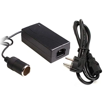 Abbildung von Q58C Automotive Spannungswandler Netzadapter 120W 12V 10A AC DC Netzteil EU Steckdose zu Auto Zigarettenanzünder Ladegerät Adapter, 230V auf Konverter