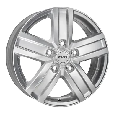 Abbildung von RIAL 5 loch 17Zoll 114.3mm Alufelge Transporter silber TP70745TP11 Felge 7Zoll 45mm 66.10mm