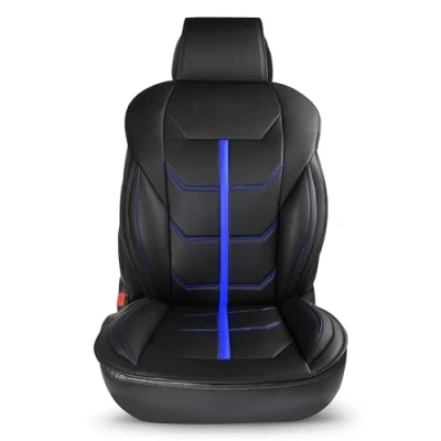 Abbildung von SPARCO Sitzkissen Sitzauflage Sitzschoner Universal Schwarz Blau Sitzschutz