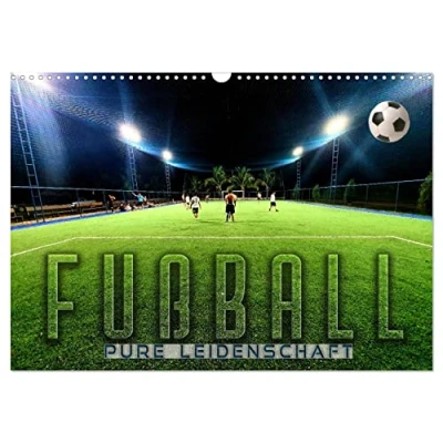 Abbildung von Fußball pure Leidenschaft (Wandkalender 2025 DIN A3 quer), CALVENDO Monatskalender