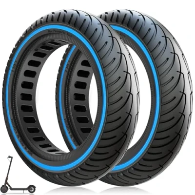 Abbildung von Amitor E Scooter Reifen 8 1/2 x2, Vollgummireifen 8,5 zoll, 50/75 6.1 Honeycomb Solid für Xiaomi Pro 2 M365 S1, Tubeless Ersatzreifen Vorne und Hinten