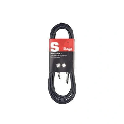 Abbildung von Stagg Instrumentenkabel / Gitarrenkabel Klinkekabel 10 Meter 2x Klinke 6,3mm