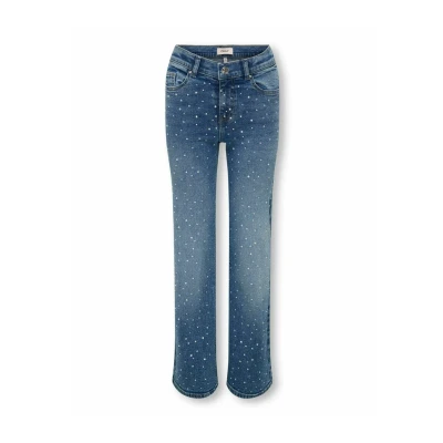 Abbildung von ONLY Girls Kogjuicy Jeans Straight Leg für Kinder, Größe: 122, Medium blue denim