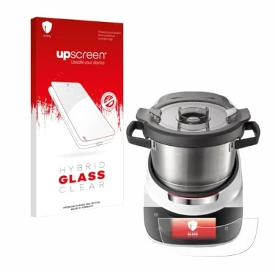 Abbildung von upscreen Schutzglas für Bosch Cookit Schutzfolie, Glas Folie [Klar, 9H Panzerschutz, Anti Fingerprint]