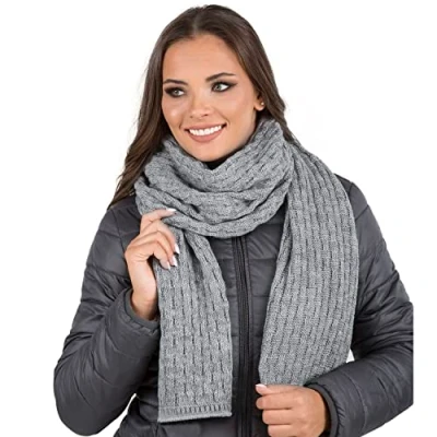 Abbildung von Vivisence Schal, Damen, Größe: One Size, Light grey