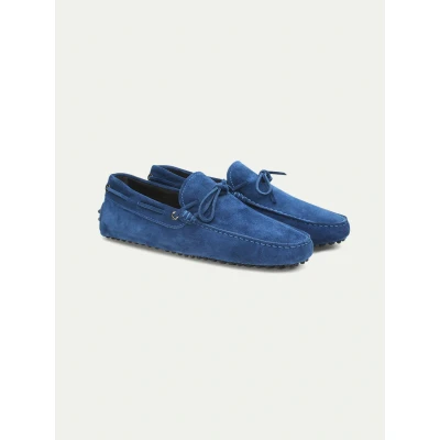 Abbildung von Aurélien Driving Shoes Mokassins Veloursleder Suede Herren Navy/Ultramarinblau Größe 43 Italienischer handgemachter mediterraner Stil &amp; exklusiver Luxus Schuhe