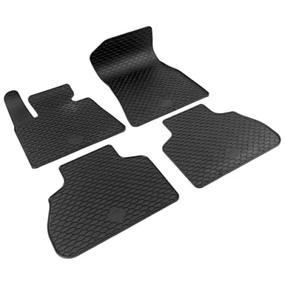Abbildung von WALSER DirtGuard Gummi Fussmatten Auto kompatibel mit BMW X7 (G07) 03/2019 Heute, 100% passgenaue Fußmatten, robuste Universal Fußmatte Auto, Gummimatten