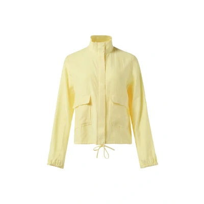 Abbildung von comma casual identity Leichte Jacke, Damen, Größe: 32, Helles zitrone