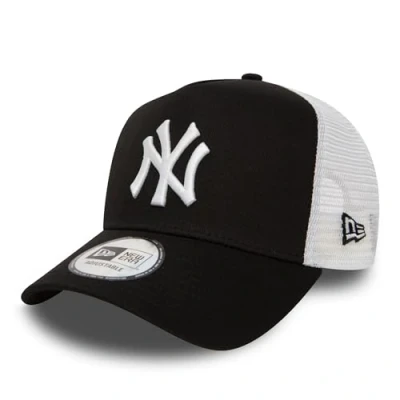 Abbildung von New Era Clean Trucker Neyyan Cap, Größe: One Size, Black/ white